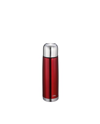 Termos cu pereti dubli si capac infiletabil, 500 ml, rosu, colectia Colore - CILIO 